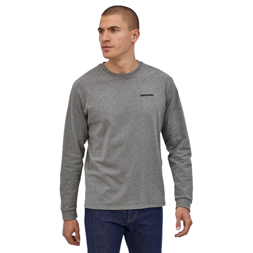 P6 Logo Long Sleeve T-Shirt  - Gravel Heath