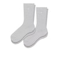 Madison Sock 2 Pack - Ash Hea/Wht