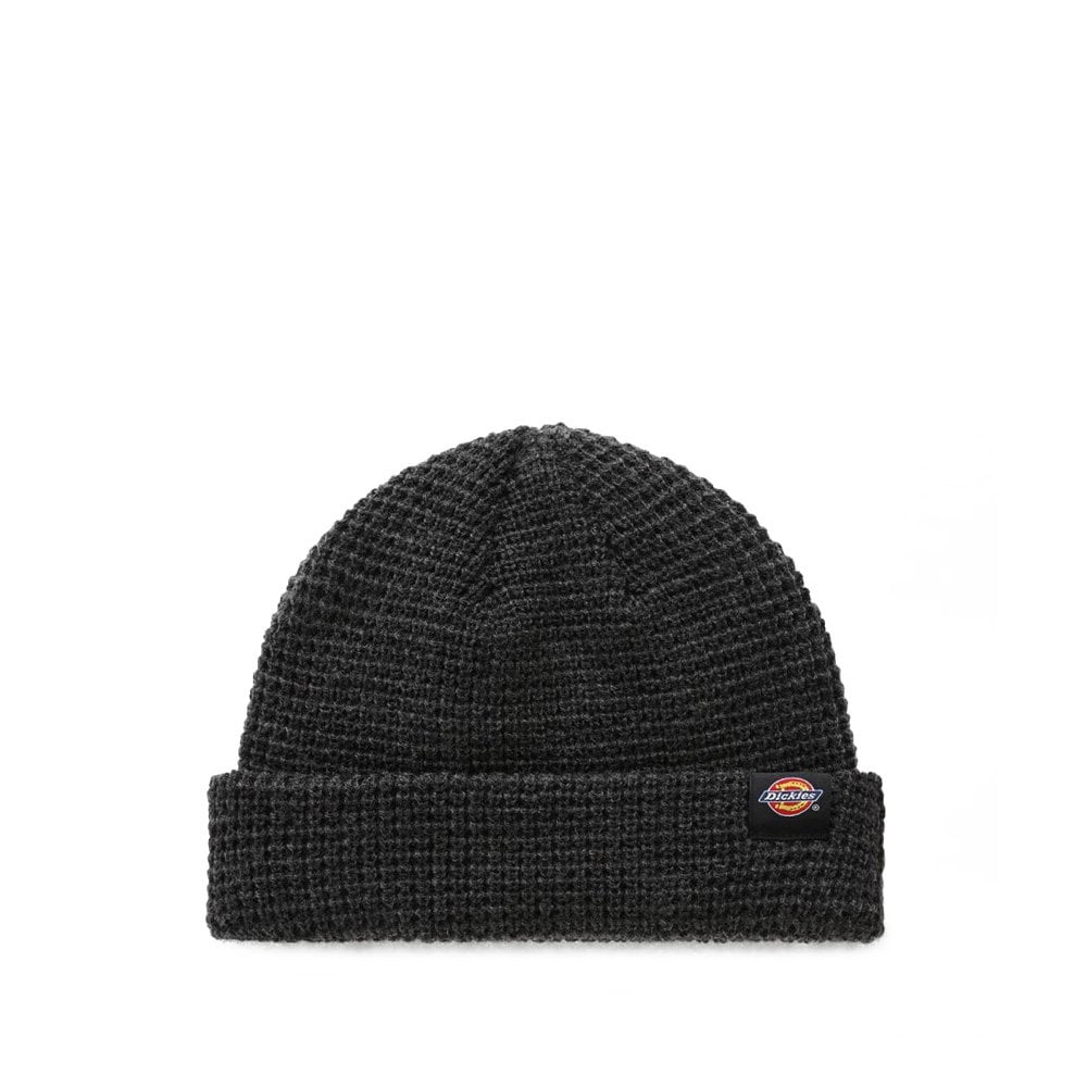 Woodworth Waffle Beanie - Faded Black
