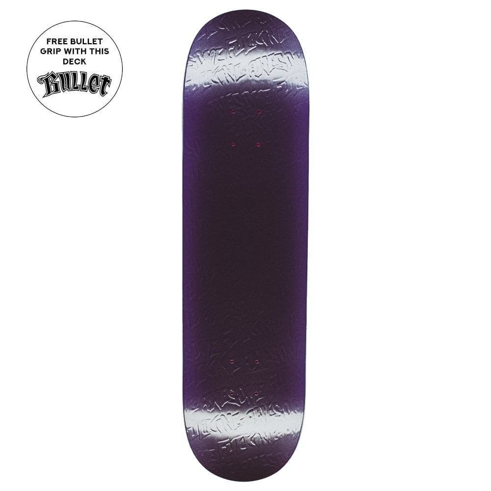 Embossed Skateboard Deck - Phantom Purp