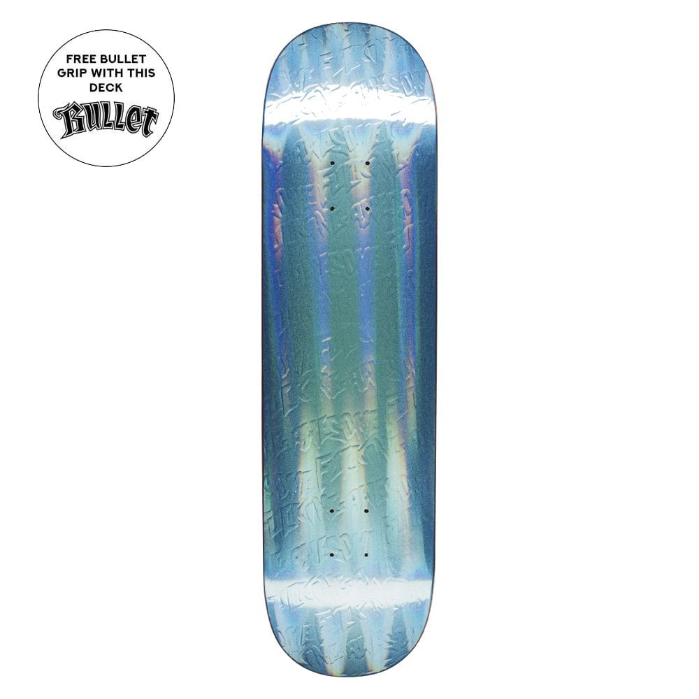 Embossed Skateboard Deck - Gammaray Blu