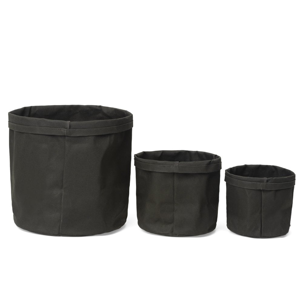 Canvas Planter Set  - Olive