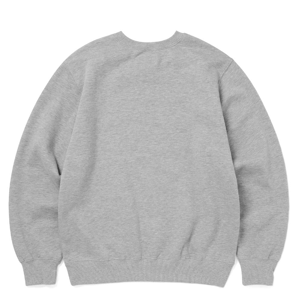 Arch Logo Crewneck - Heather Grey