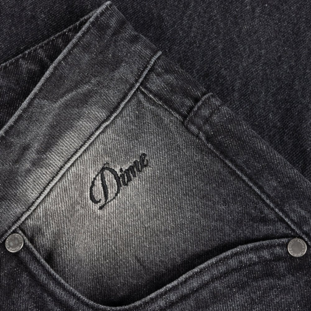 Relaxed Denim Pant - Sand Black