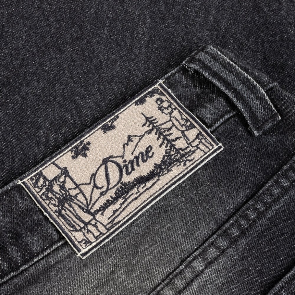 Relaxed Denim Pant - Sand Black