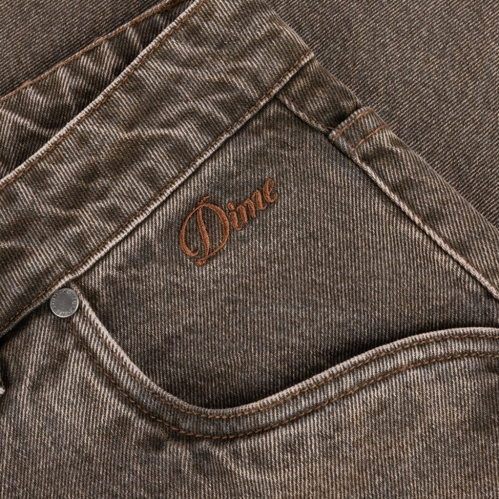 Baggy Denim Pant  - Sand Brown