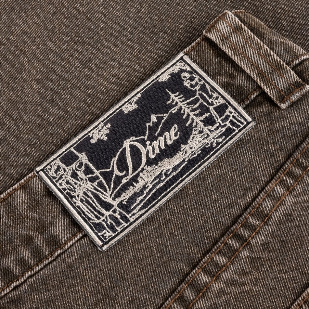 Baggy Denim Pant  - Sand Brown