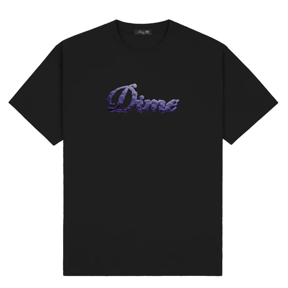 Cursive Cloud T-Shirt - Black