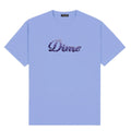 Cursive Cloud T-Shirt - Light Indigo