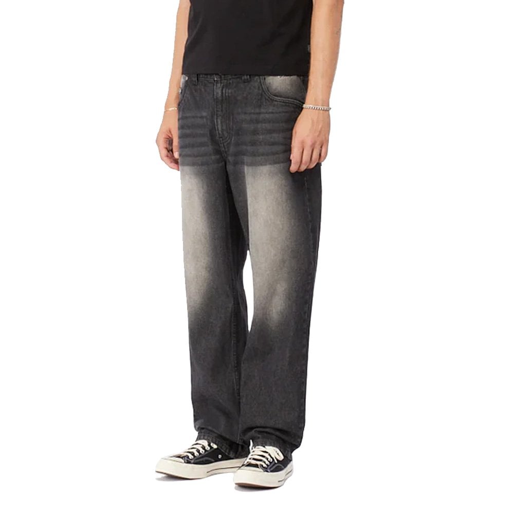 Relaxed Denim Pant - Sand Black