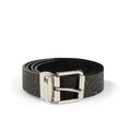 Reversible Leather Belt - Black/Black