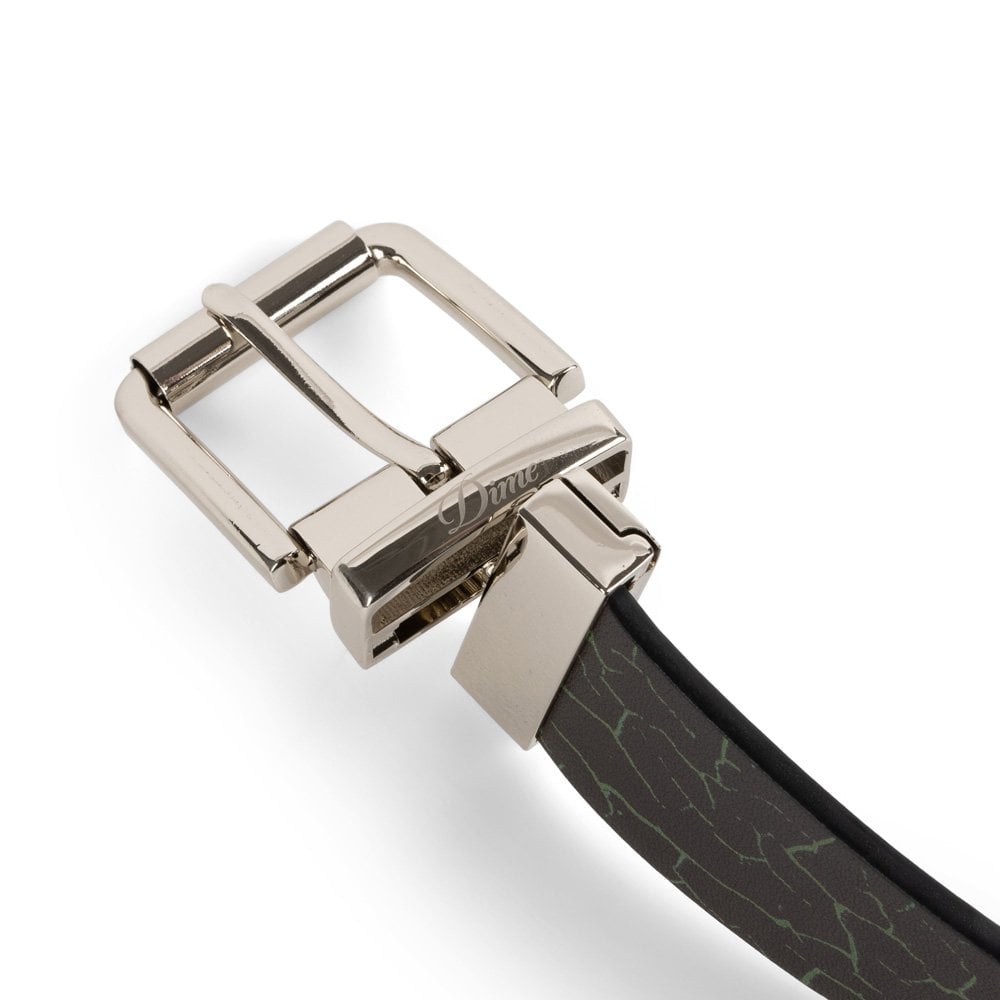 Reversible Leather Belt - Black/Black