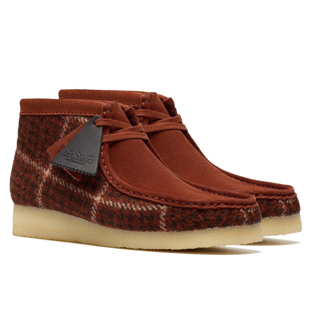 Wallabee Boot - Rust Tweed
