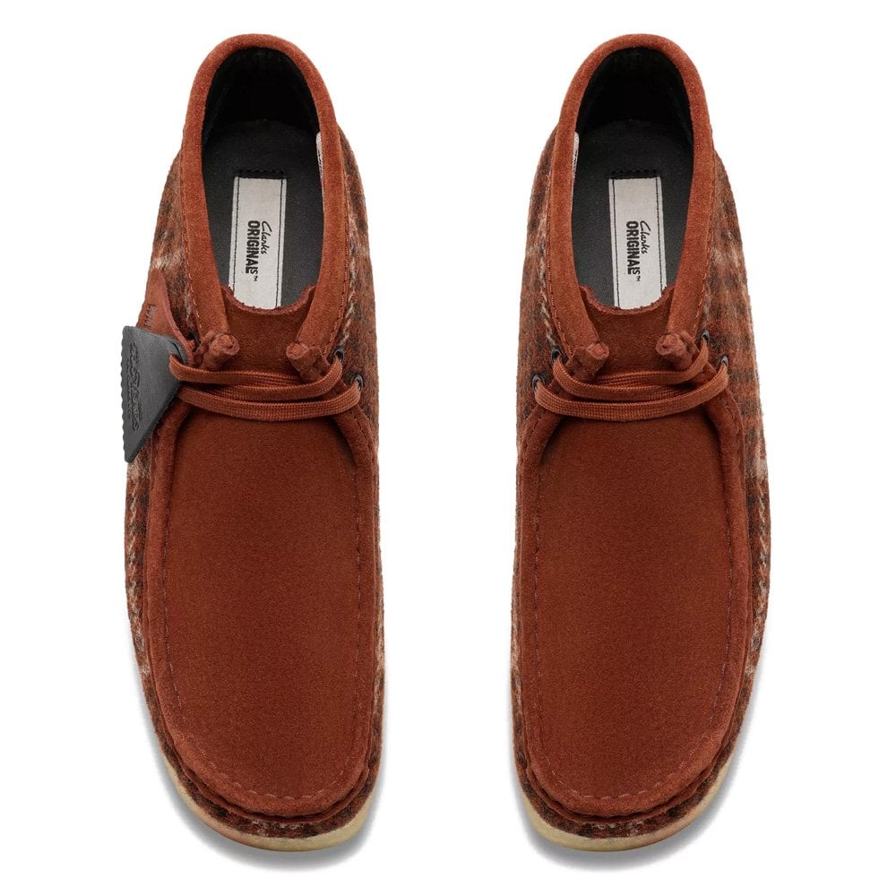 Wallabee Boot - Rust Tweed