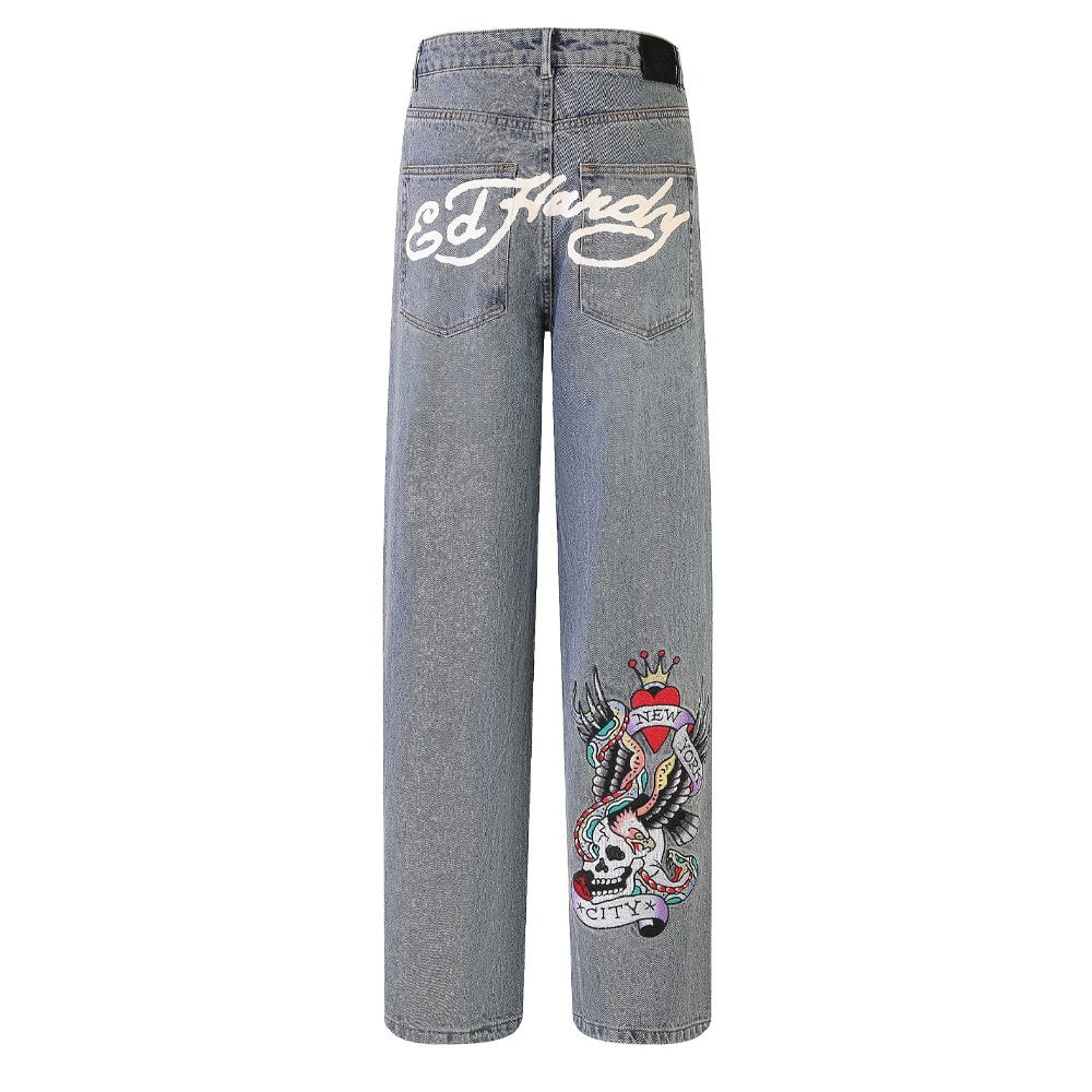 NYC Skull Xxtra Jeans - Blue