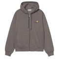 Hooded American Script Jacket - Porphyry