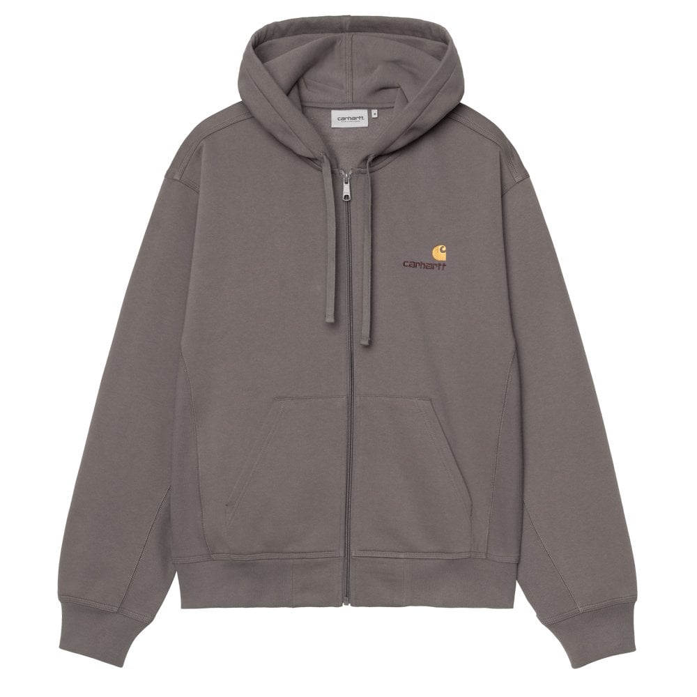 Hooded American Script Jacket - Porphyry