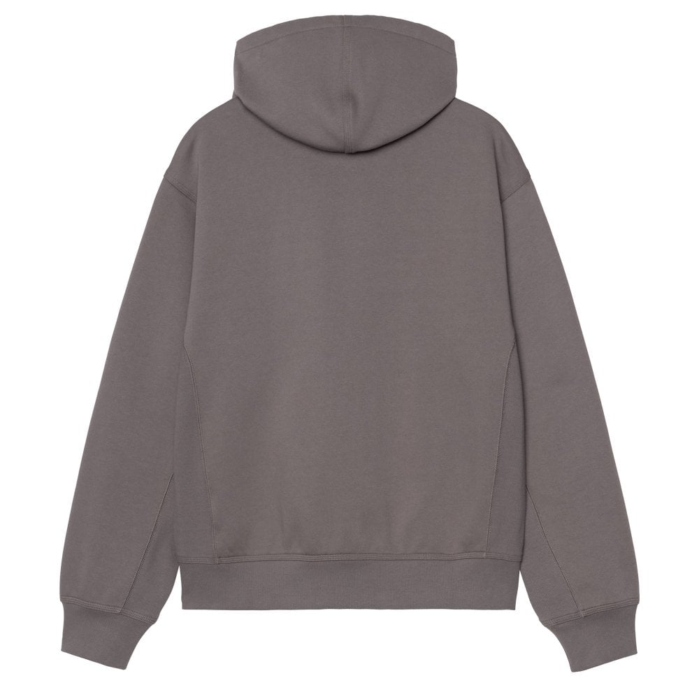 Hooded American Script Jacket - Porphyry