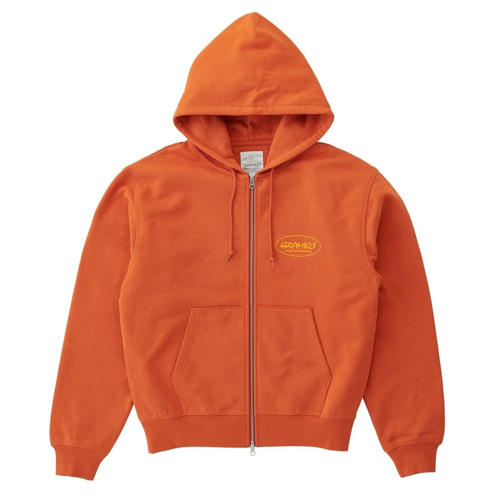 Original Freedom Zip Hooded Sweatshirt - Burnt Orange