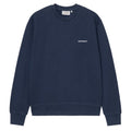 Script Embroidery Sweatshirt - Jupiter/Wht