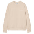 Script Embroidery Sweatshirt - Fleur/White