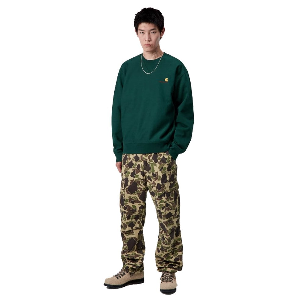 American Script Sweatshirt - Dark Fir