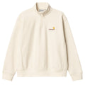 Half Zip American Script Sweatshirt - Natural