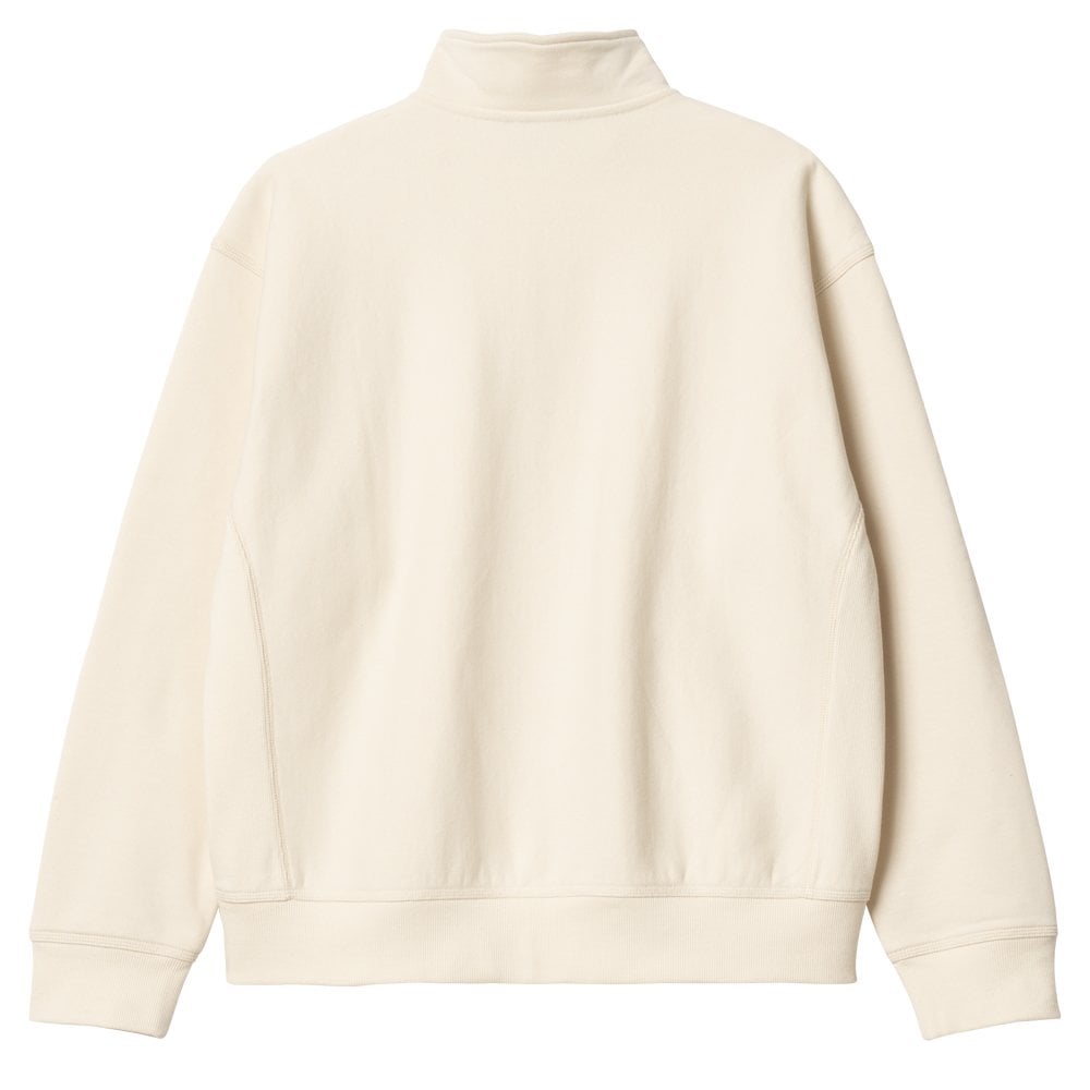Half Zip American Script Sweatshirt - Natural
