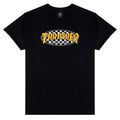 Checkered Oval T-Shirt - Black