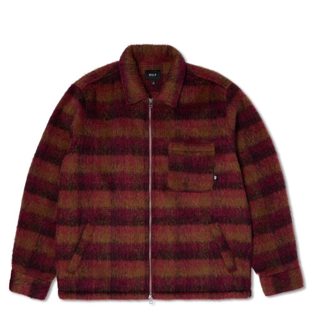 Megablast Plaid Jacket - Berry