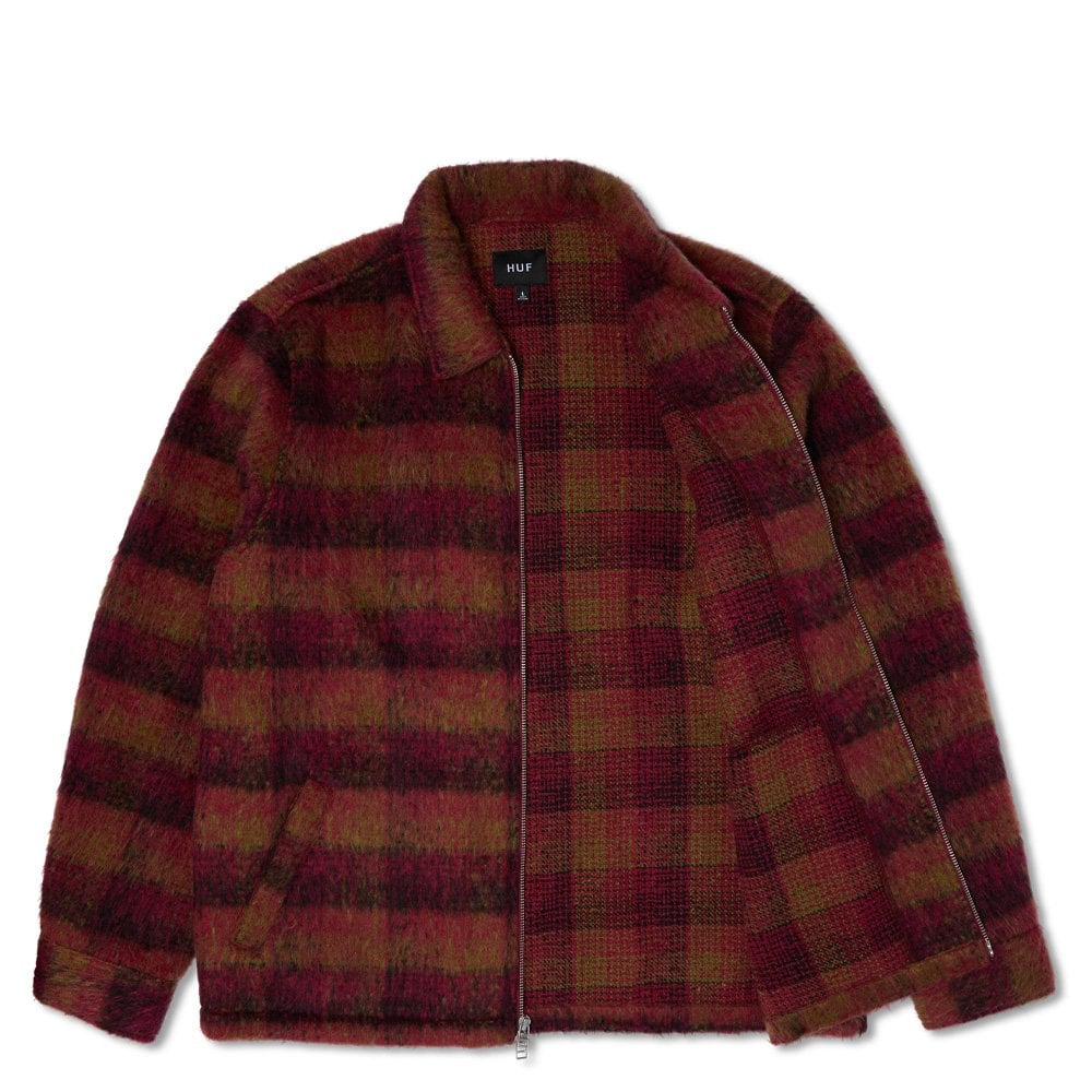 Megablast Plaid Jacket - Berry
