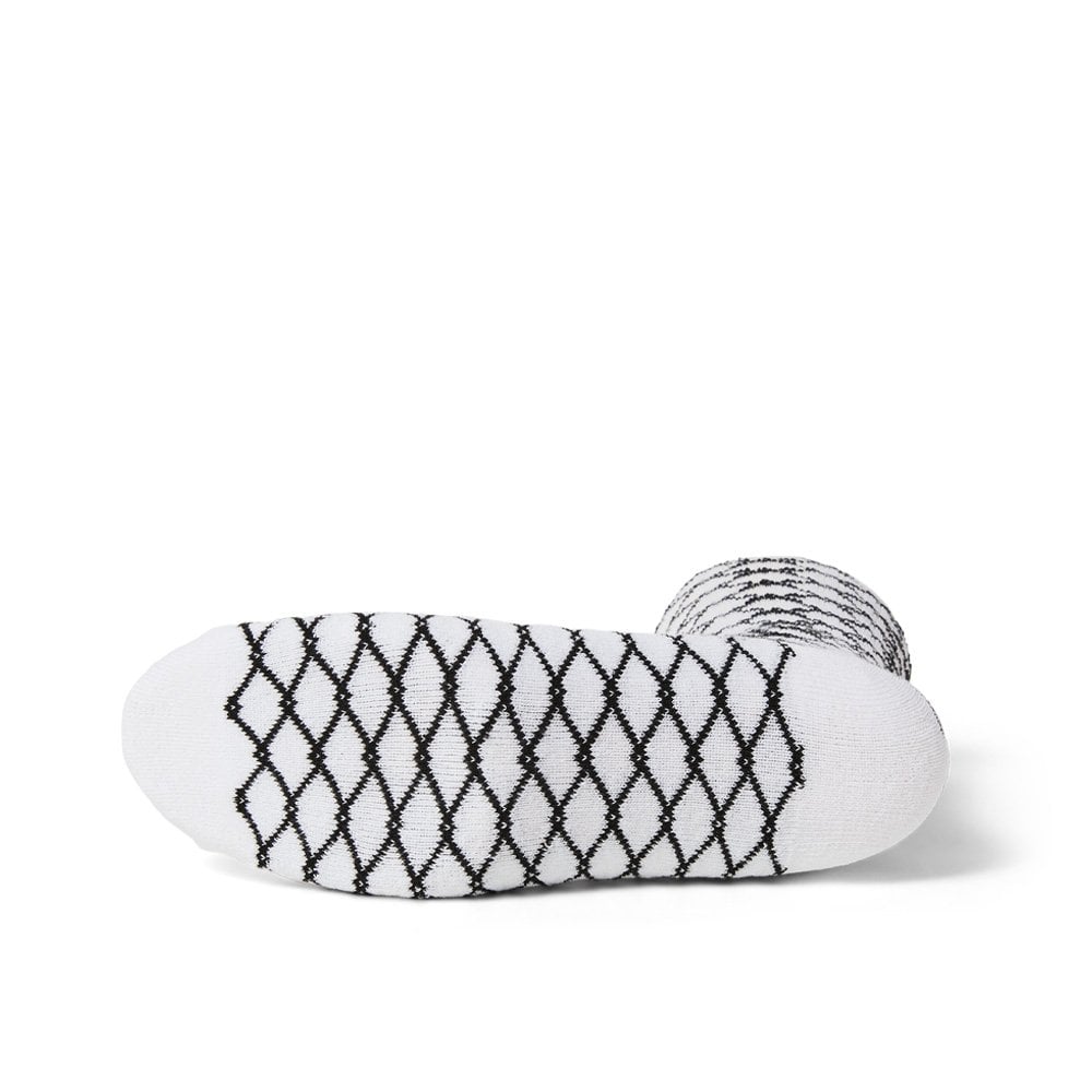 Broken Fence Socks - White
