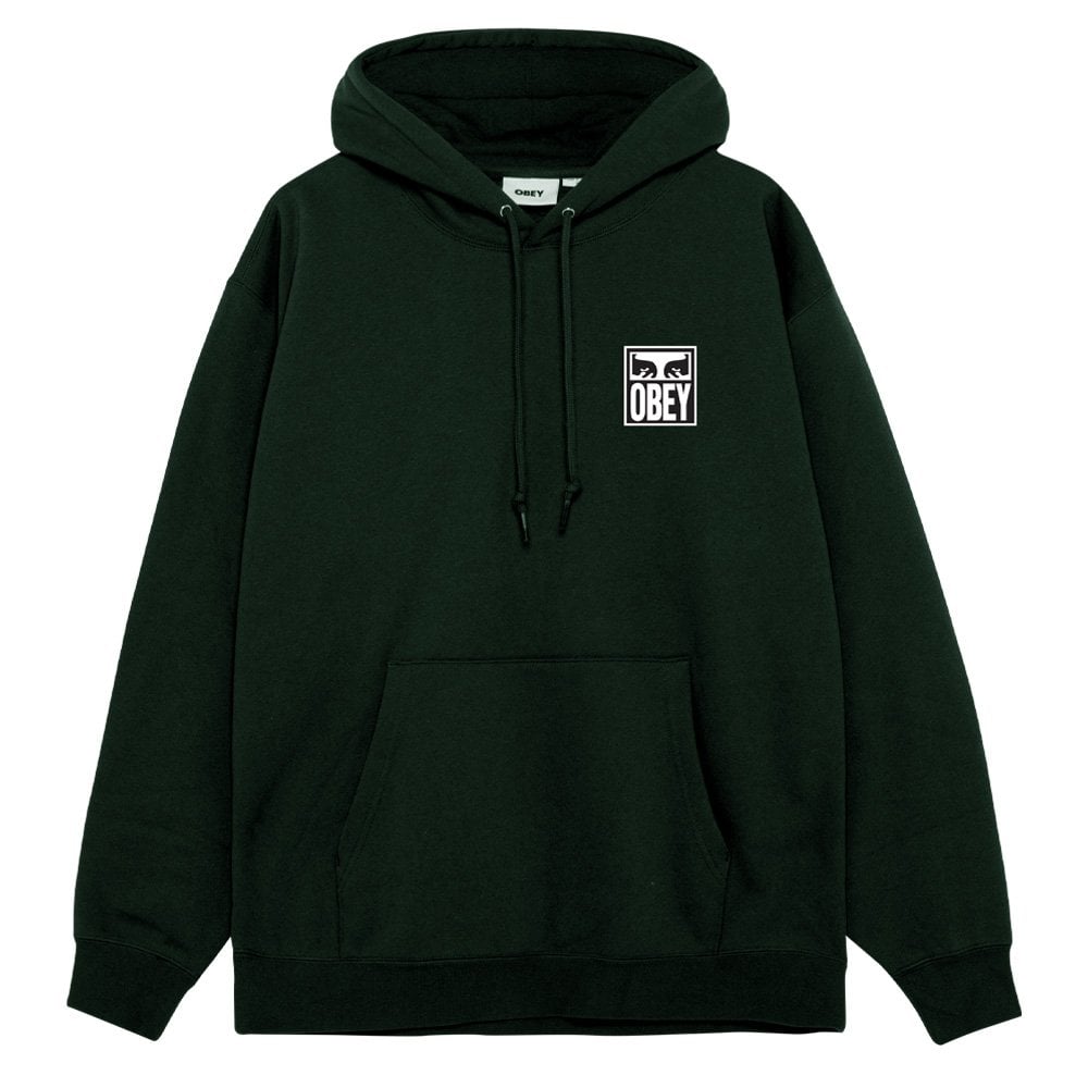 Eyes Icon Pullover Hood - Botanical