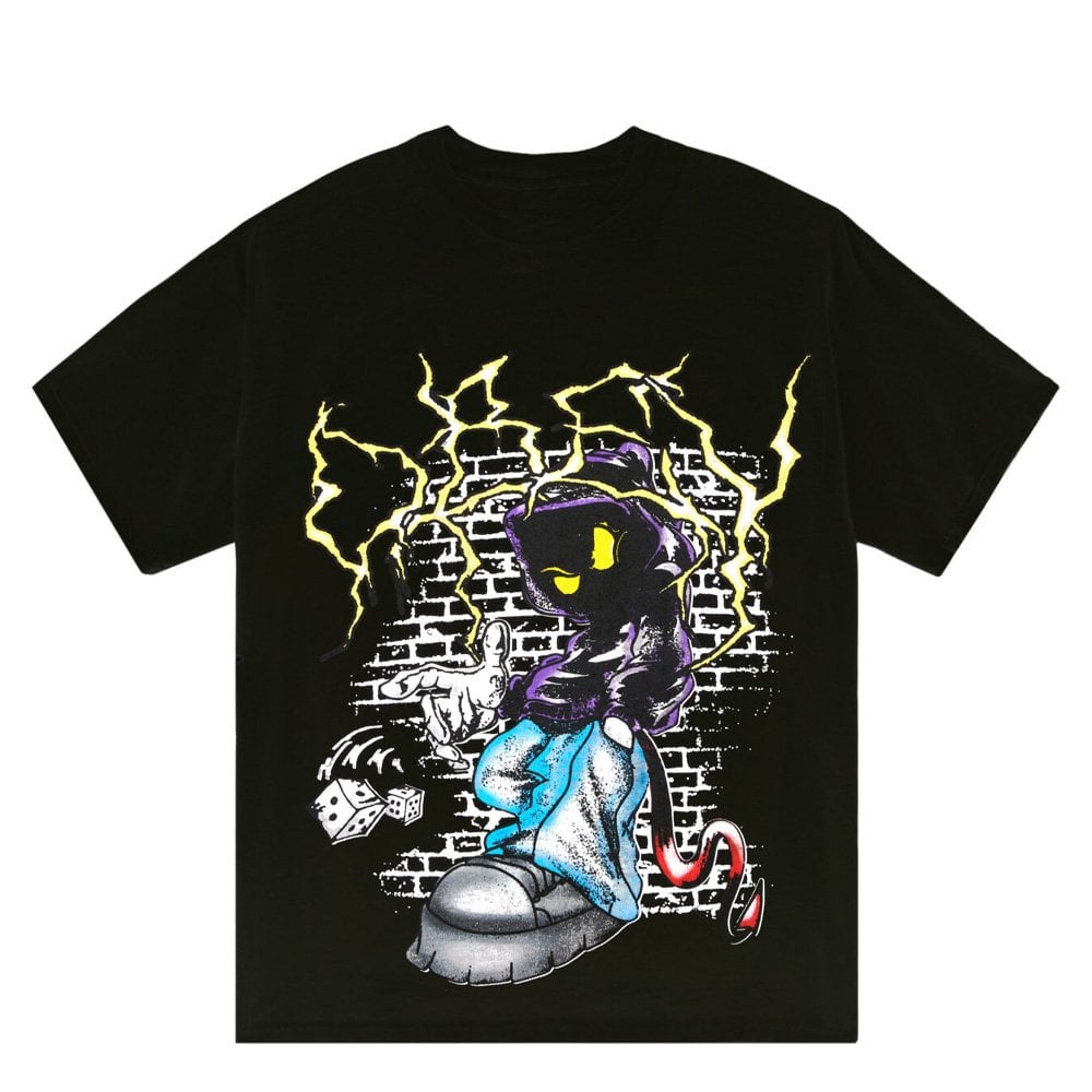 Roll The Dice Vintage T-Shirt - Black