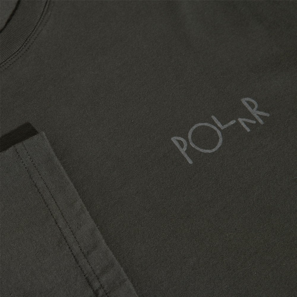 Stroke Logo Long Sleeve T-Shirt - Dirty Black