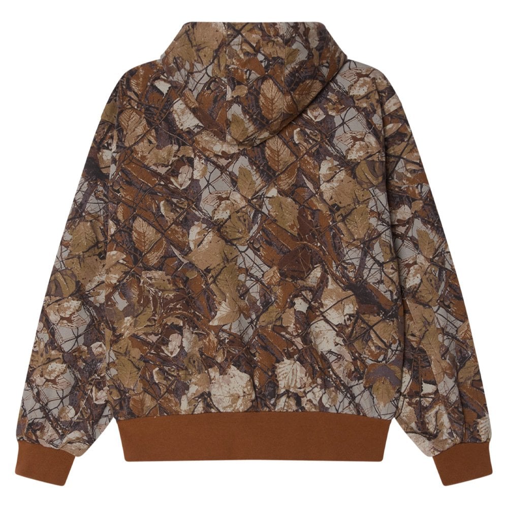 Glen Zip Up Jacket - Fence Camo
