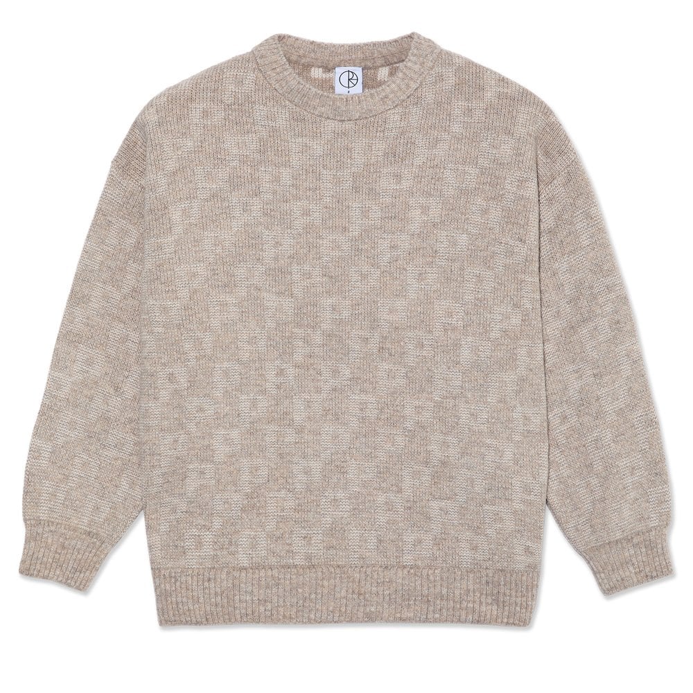 George Sweater P Pattern - P Sand