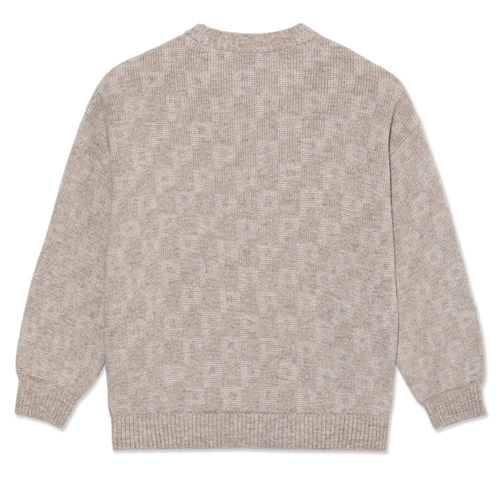 George Sweater P Pattern - P Sand
