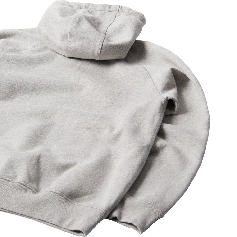 Crow Logo Hooded Sweatshirt - Heather Grey
