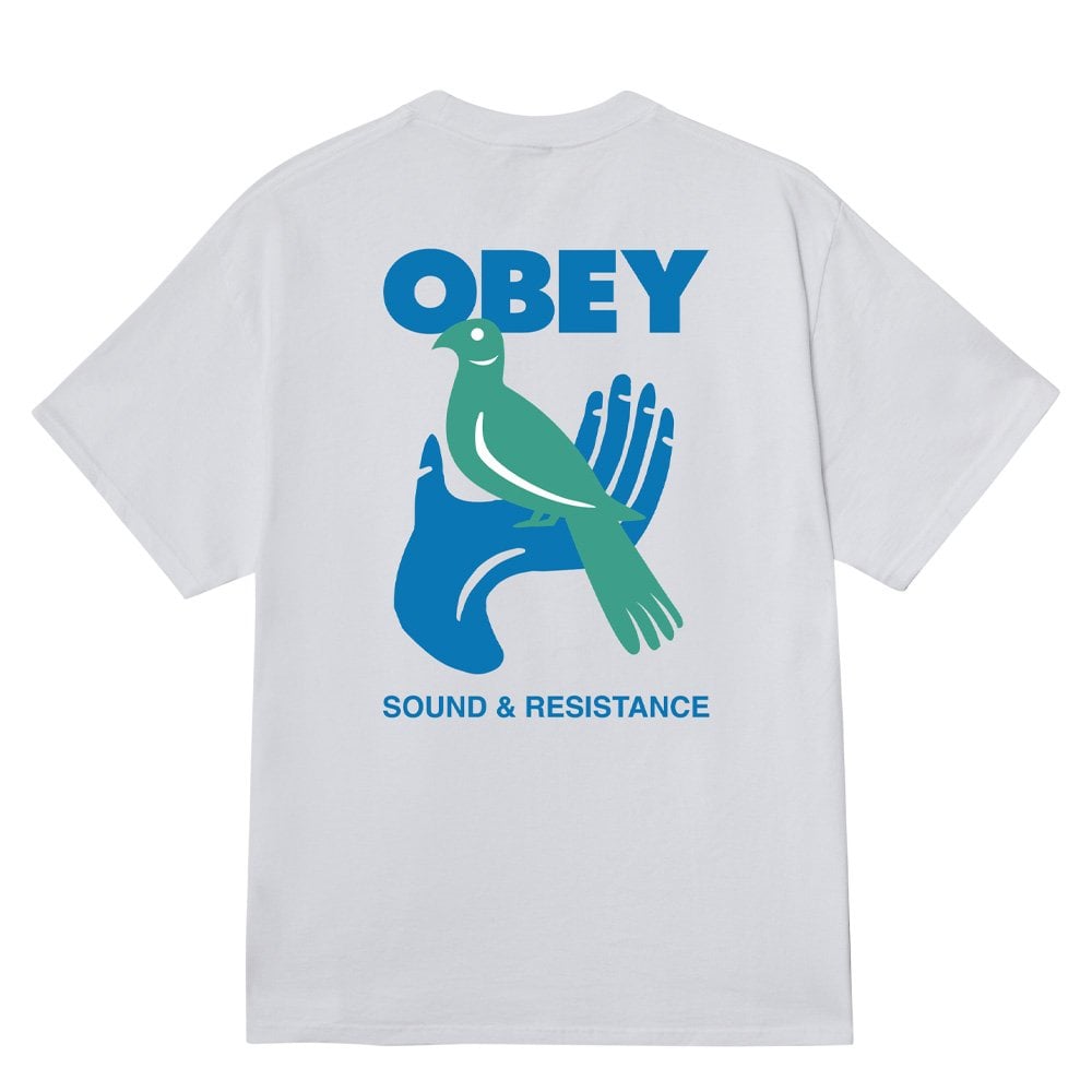 Sound and Resistance Bird T-Shirt - White