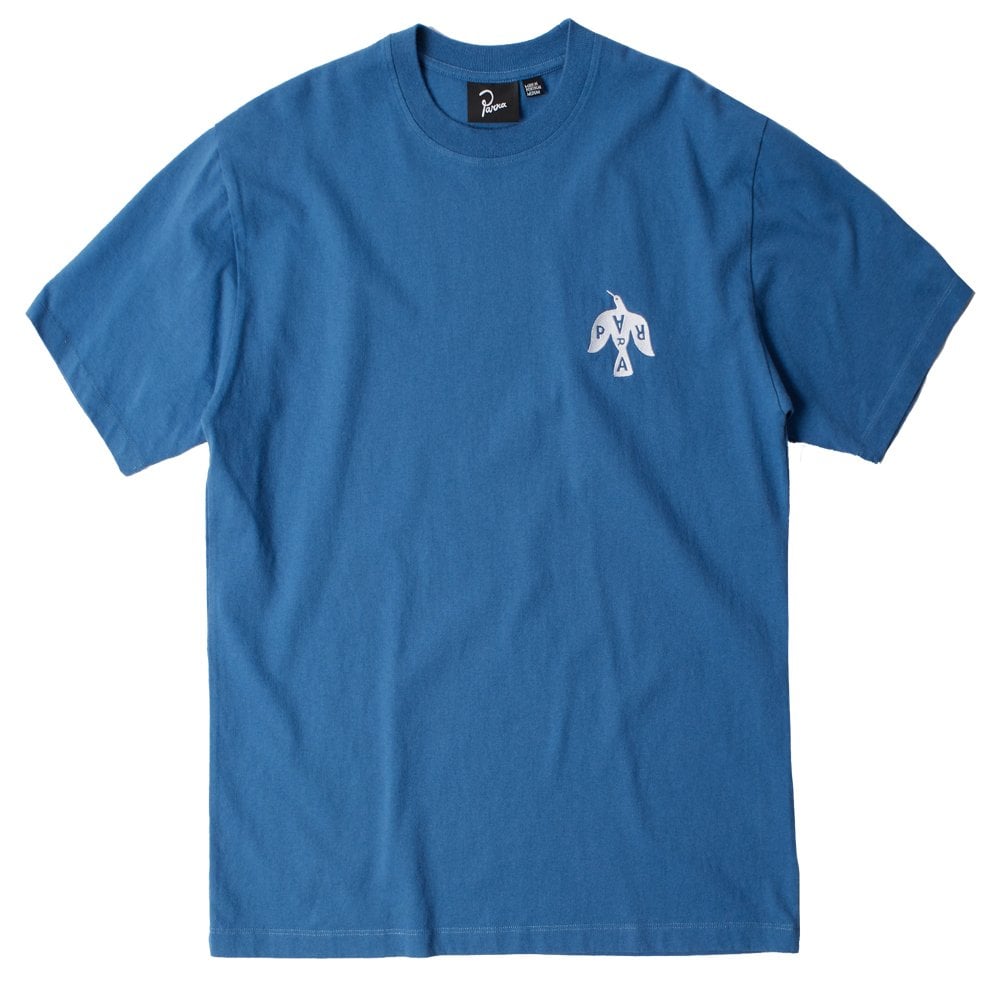Crow Logo T-Shirt  - Blue