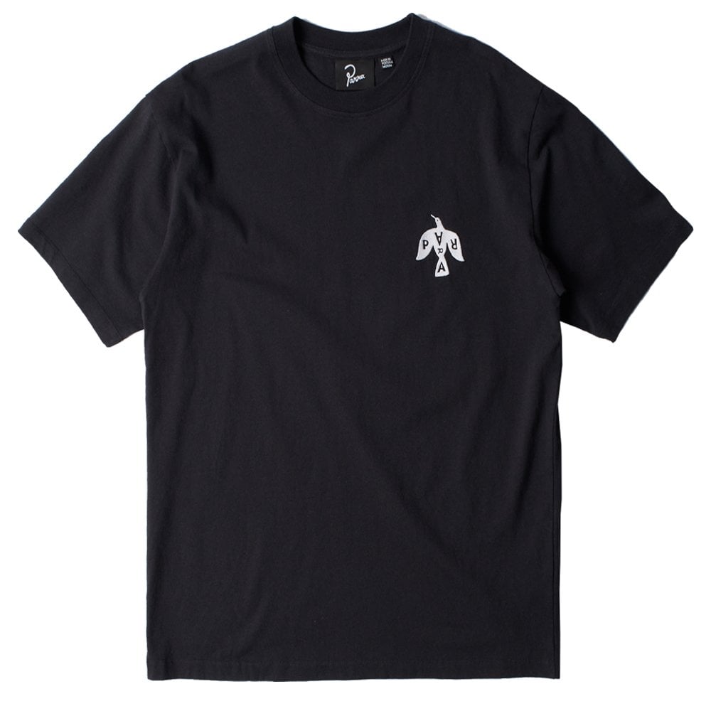 Crow Logo T-Shirt  - Black