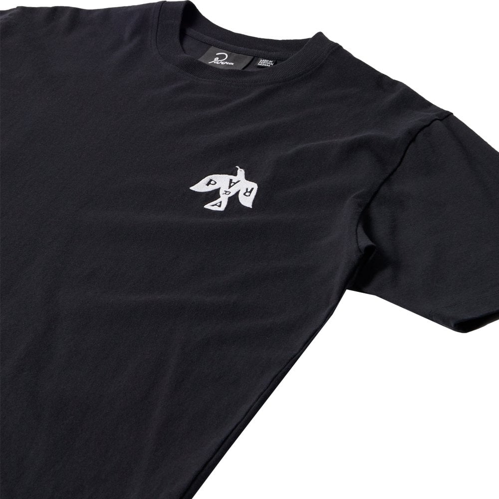 Crow Logo T-Shirt  - Black