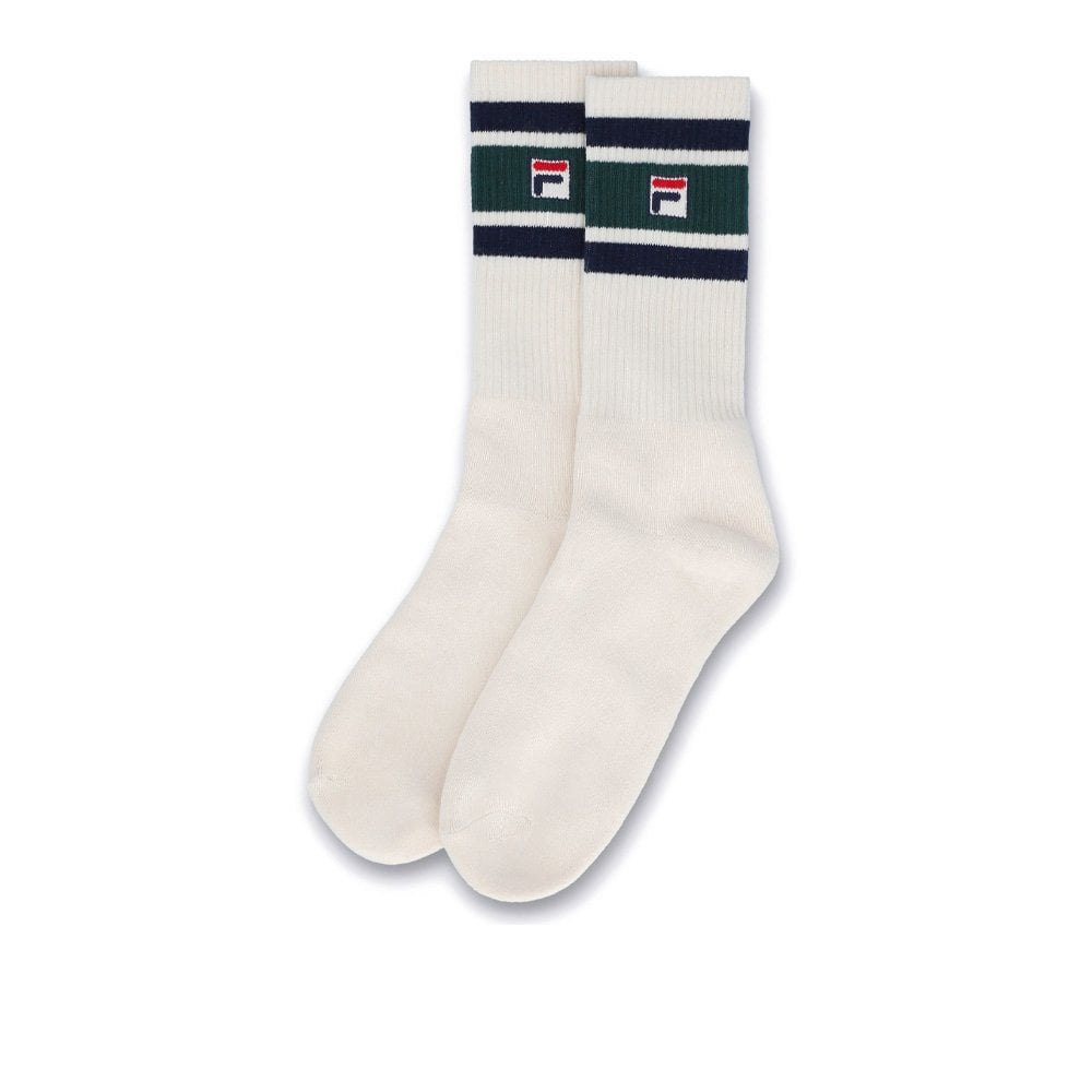 Vintage Russell Crew Socks 3 Pack - Grd/Nvy/Rain