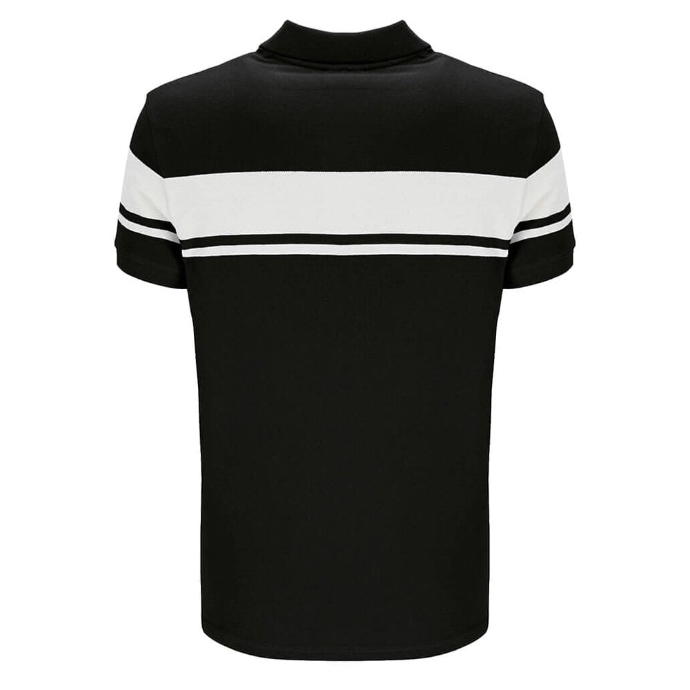 Young Line Polo Shirt - Black/White