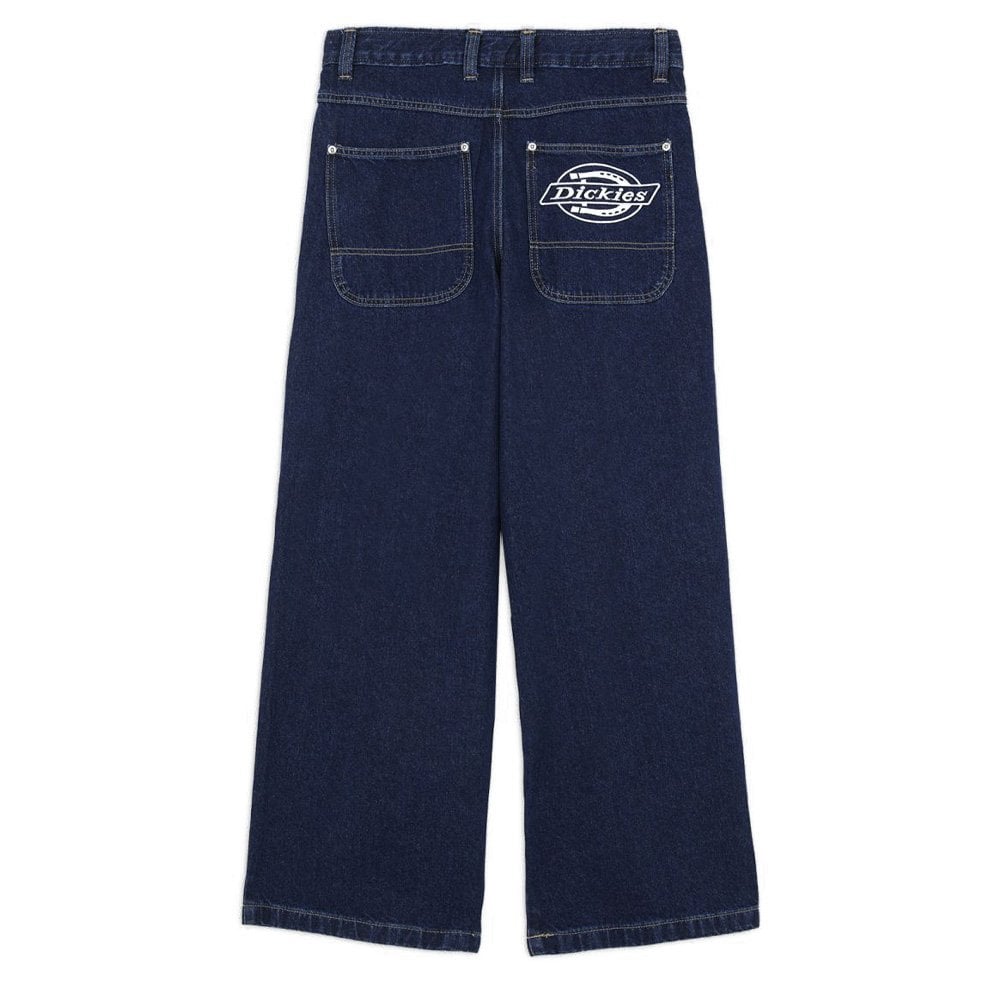 Hilham Extra Loose Straight Jeans - Dark Indigo