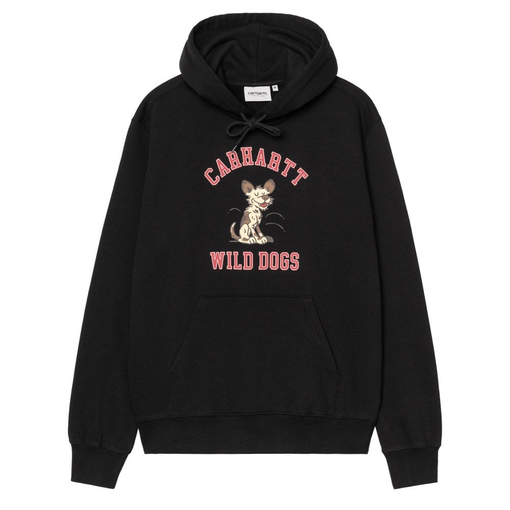 Hooded Wild Dog Sweatshirt - Black