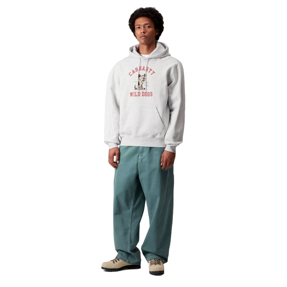 Hooded Wild Dog Sweatshirt - Ash Heather