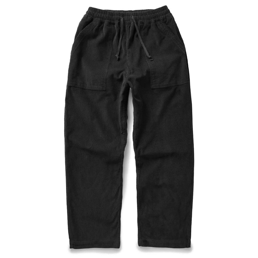 Corduroy Chef Pants - Black