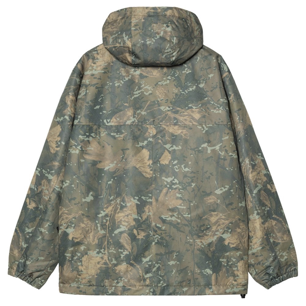 Windbreaker Pullover  - Camo C Green